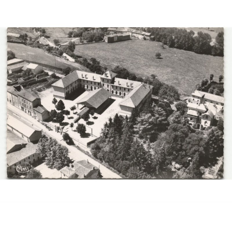 ARLANC: groupe scolaire vue aérienne 10x15 - très bon état