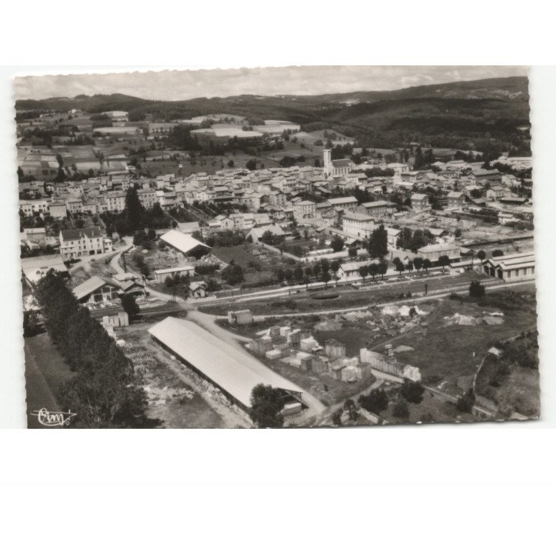 ARLANC: vue générale vue aérienne 10x15 - très bon état