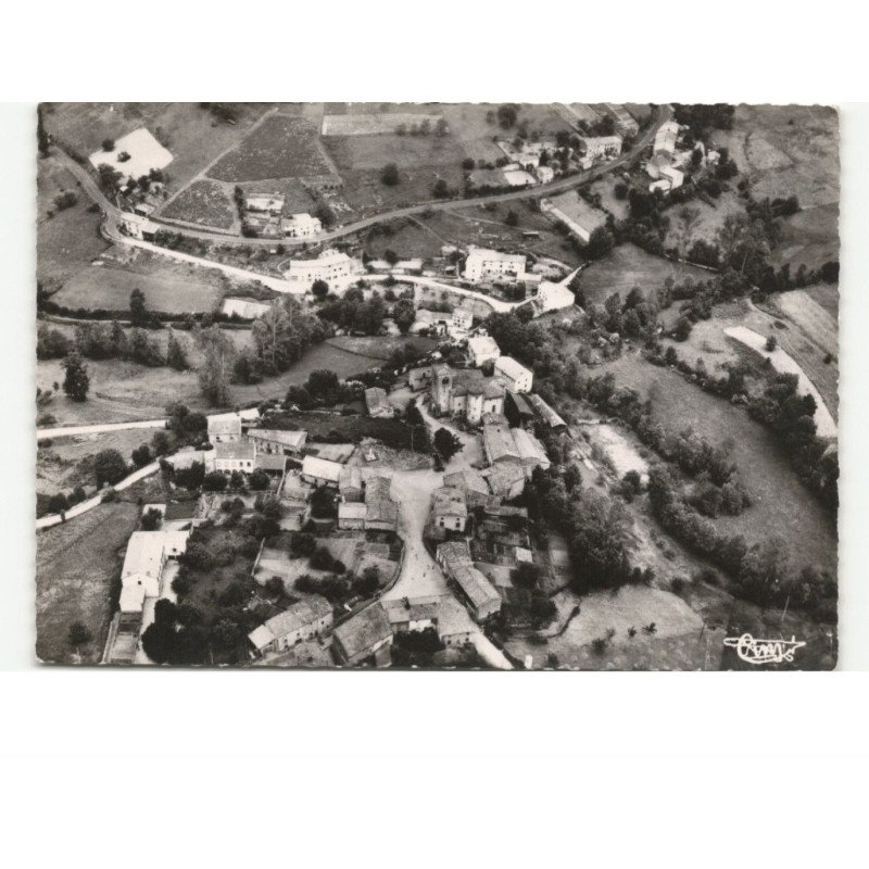 AUZELLES: vue aérienne 10x15 - très bon état