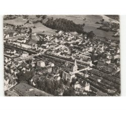 LA BOURBOULE: le quartier de l'église vue aérienne 10x15 - état