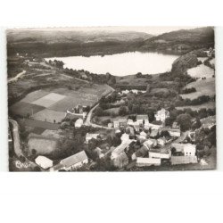 AYDAT: vue générale, panorama sur le lac vue aérienne 10x15 - état