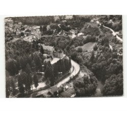 LA BOURBOULE: la route du barrage vue aérienne 10x15 - très bon état