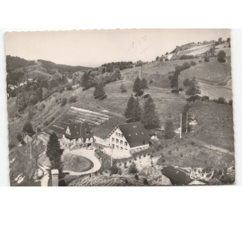LA BOURBOULE: chalet d'enfants, blanche neige et les 7 nains vue aérienne 10x15 - très bon état