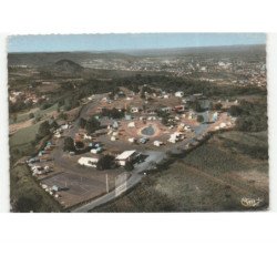 CEYRAT: le terrain de camping panorama sur clermont-ferrand vue aérienne 10x15 - très bon état