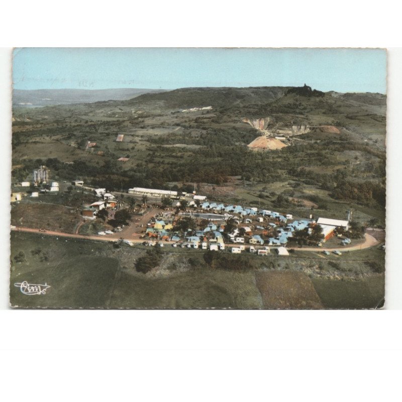 CEYRAT: CLERMONT-FERRAND: terrain de camping vue aérienne 10x15 - état