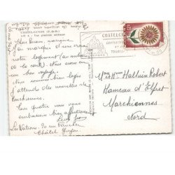 CHATEL-GUYON: vue générale vue aérienne 10x15 - très bon état