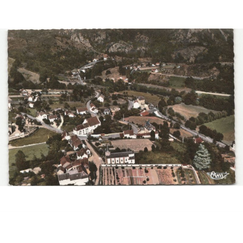 CHATEAUNEUF-les-BAINS: vue générale vue aérienne 10x15 - état