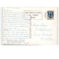 CHATEAUNEUF-les-BAINS: vue générale vue aérienne 10x15 - état