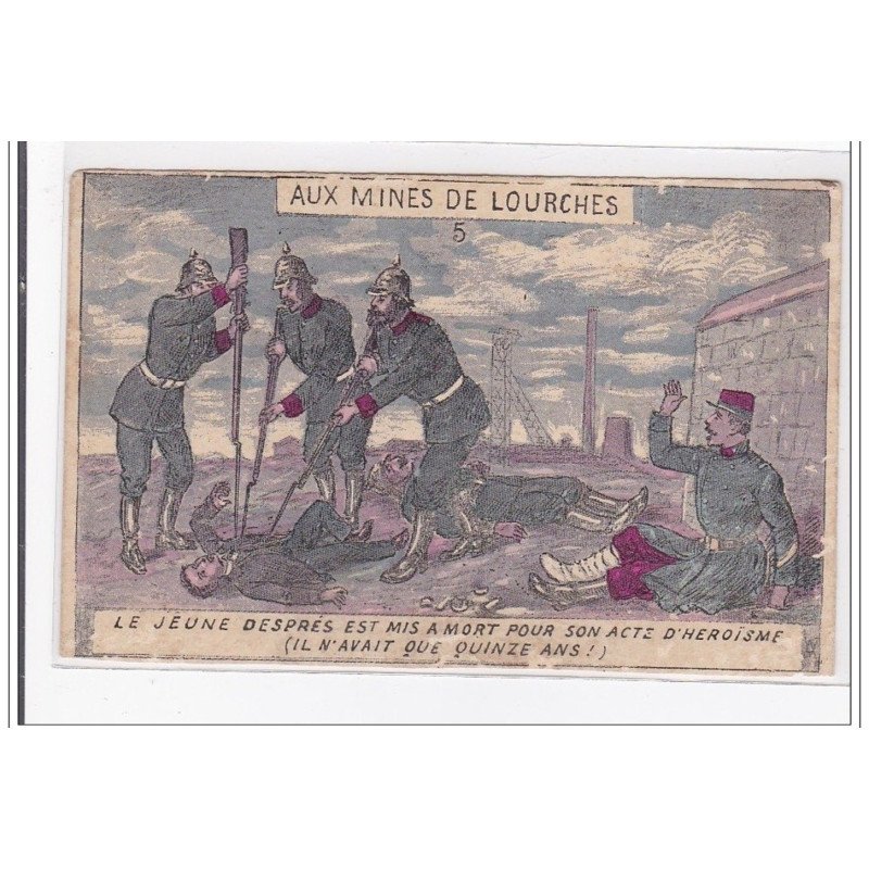 LOURCHES : le jeune després est mis a mort pour son acte d'héroisme (il n'avait que 15 ans !) - tres bon etat