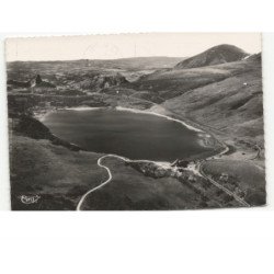environs du MONT-DORE: lac de guéry et les roches tuillière et sanadaire vue aérienne 10x15 - très bon état