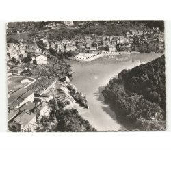 BELLEGARDE: le rhône vue aérienne 10x15 - très bon état