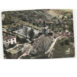 CERDON: l'église vue aérienne 10x15 - très bon état