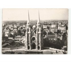 BOURG-en-BRESSE: la basilique du sacré-coeur vue aérienne 10x15 - très bon état