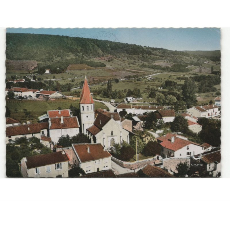 CEYZERIAT: l'église vue aérienne 10x15 - état