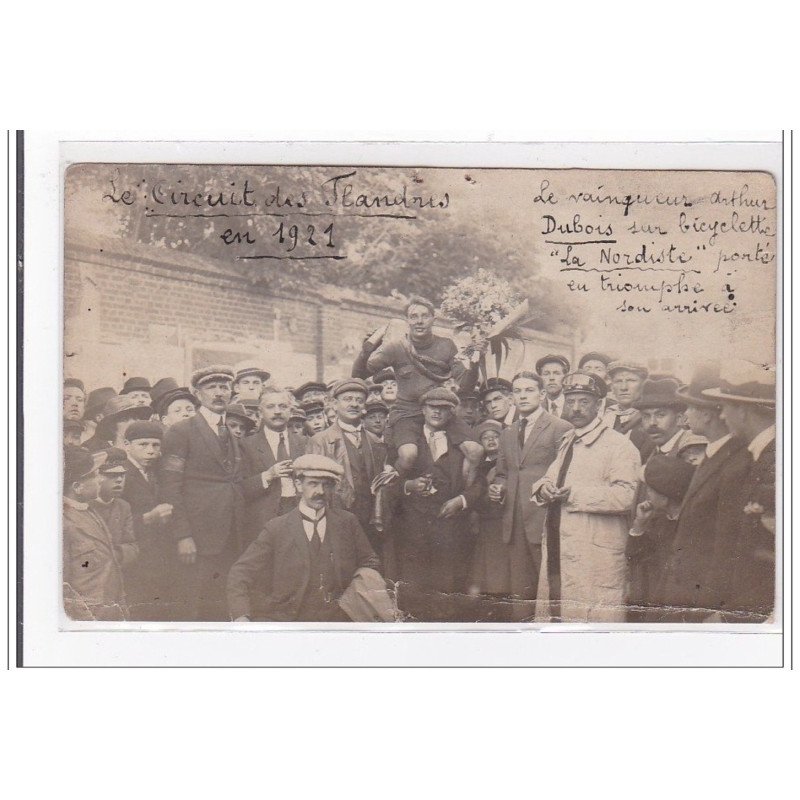 NORD : 4 cartes photo , circuit des Flandres (cyclisme) - tres bon etat