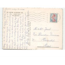 CESSY: vue générale vue aérienne 10x15 - très bon état