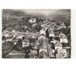 CHATILLON-de-MICHAILLE: vue d'ensemble, centre ville vue aérienne 10x15 - très bon état