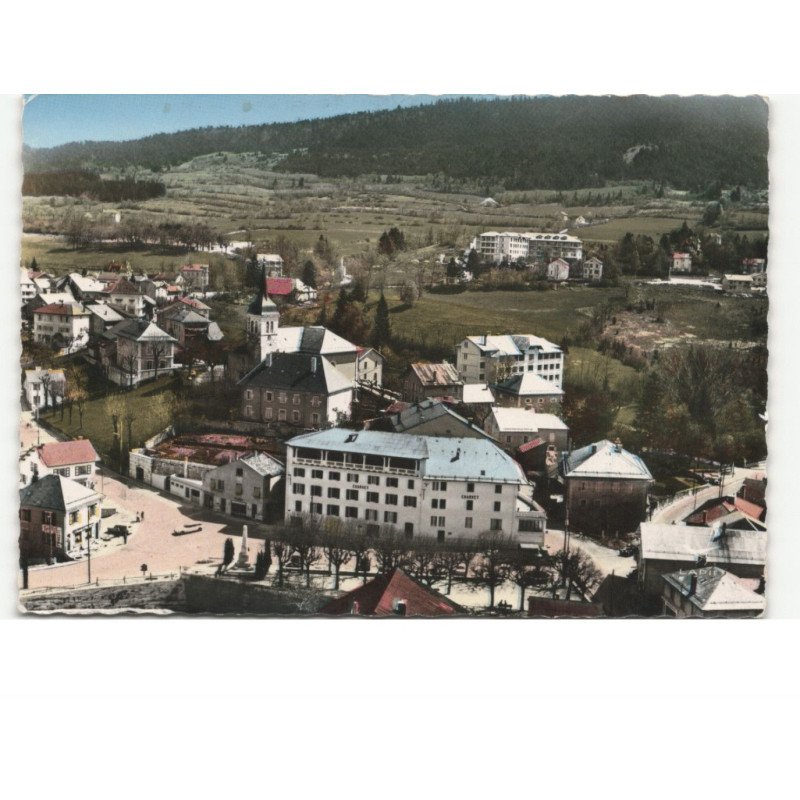 HAUTEVILLE-LOMPNES: vue d'ensemble vue aérienne 10x15 - très bon état