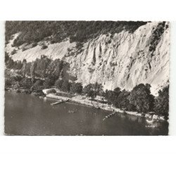 NANTUA: la plage vue aérienne 10x15 - très bon état