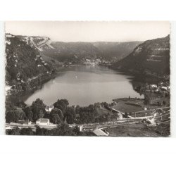 NANTUA: le lac vue aérienne 10x15 - très bon état