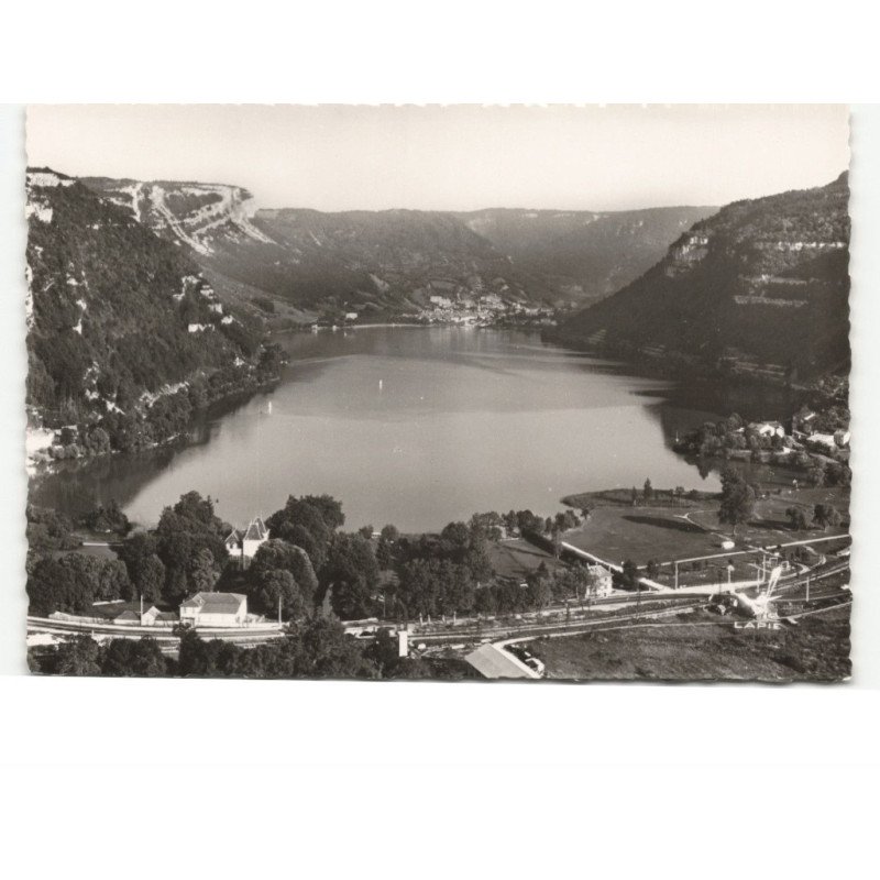 NANTUA: le lac vue aérienne 10x15 - très bon état