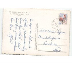 NEUVILLE-sur-AIN: l'église vue aérienne 10x15 - état