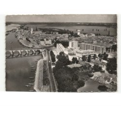 SAINT-LAURENT-les-MACON: les H.L.M. vue aérienne 10x15 - très bon état