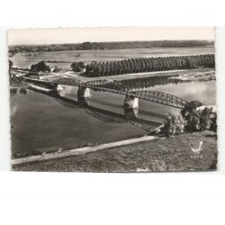 PONT DE VAUX: la plage de fleurville, le camping vue aérienne 10x15 - très bon état