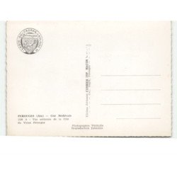 PEROUGES: cité médiéval, la cité du vieux pérouges vue aérienne 10x15 - très bon état