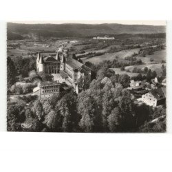 HAUTEVILLE-LOMPNES: château d'angeville vue aérienne 10x15 - très bon état