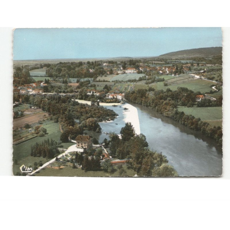 NEUVILLE-sur-AIN: le barrage vue aérienne 10x15 - très bon état