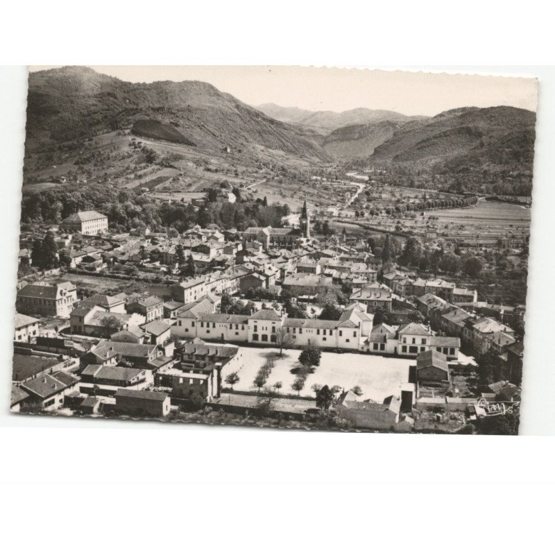 AMBERIEU-en-BUGEY: vue aérienne 10x15 - très bon état