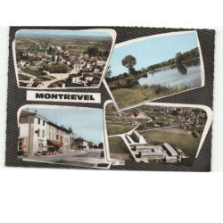 MONTREVEL: 4 vues vue aérienne 10x15 - très bon état