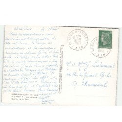 AMBERIEU-en-BUGEY: quartier de la gare vue aérienne 10x15 - état