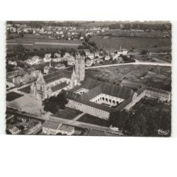 BOURG-en-BRESSE: église de brou et le cloître vue aérienne 10x15 - très bon état