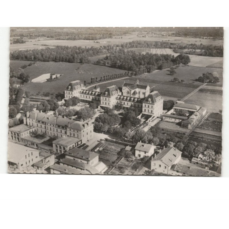 BOURG-en-BRESSE: château saint-georges et ses dépendances vue aérienne 10x15 - état