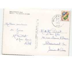 BELLEYDOUX: vue générale vue aérienne 10x15 - très bon état