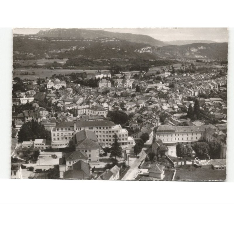 BELLEY: vue panoramique vue aérienne 10x15 - très bon état