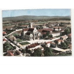 BOURG-en-BRESSE: église de brou vue aérienne 10x15 - état