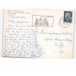 BOURG-en-BRESSE: vue panoramique, la maternité vue aérienne 10x15 - état