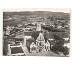 BOURG-en-BRESSE: l'église de brou vue aérienne 10x15 - très bon état