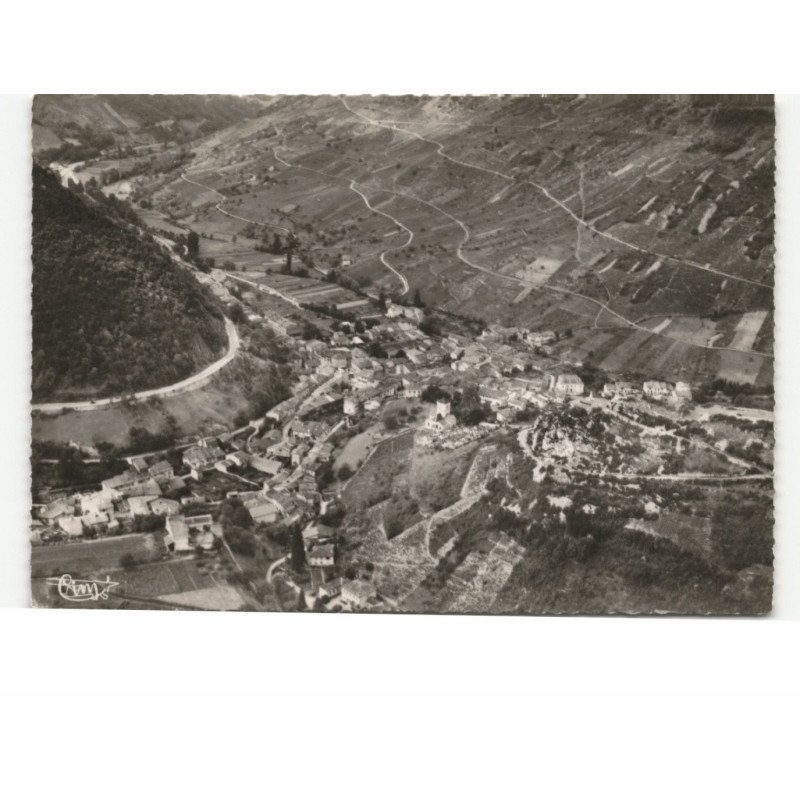 CERDON: la route blanche, panorama du belvédère vue aérienne 10x15 - très bon état