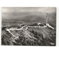 COL DE LA FAUCILLE: le mont-rond, emetteur R.T.F. le mont-blanc vue aérienne 10x15 - très bon état