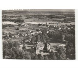 CHATILLON-la-PALUD: château ferrier qui domine l'ain vers gévrieux vue aérienne 10x15 - très bon état