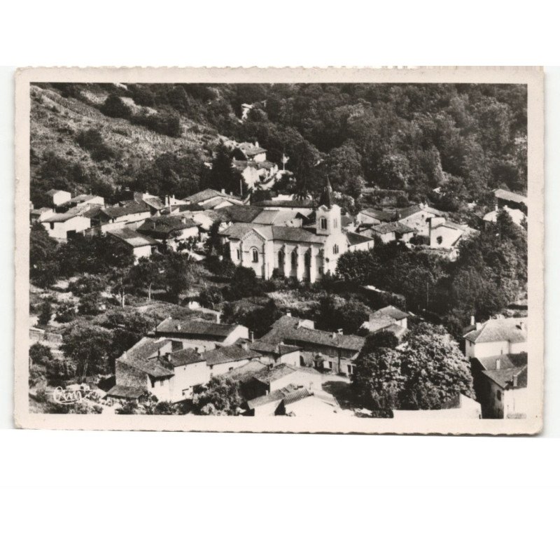 DOUVRES: le bourg vue aérienne 10x15 - très bon état