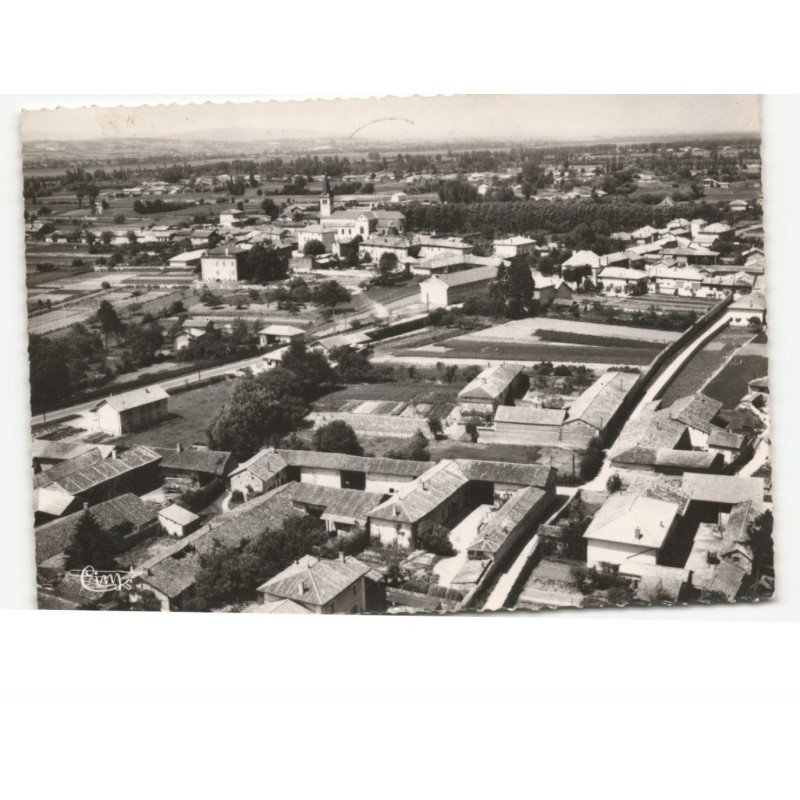 FEILLENS: vue générale vue aérienne 10x15 - très bon état