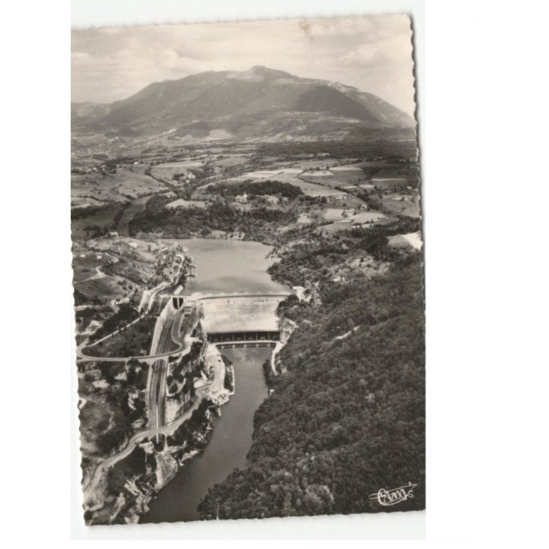 GENISSIAT: barrage vue aérienne 10x15 - très bon état