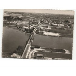 JASSANS: le pont sur la saône vue aérienne 10x15 - état