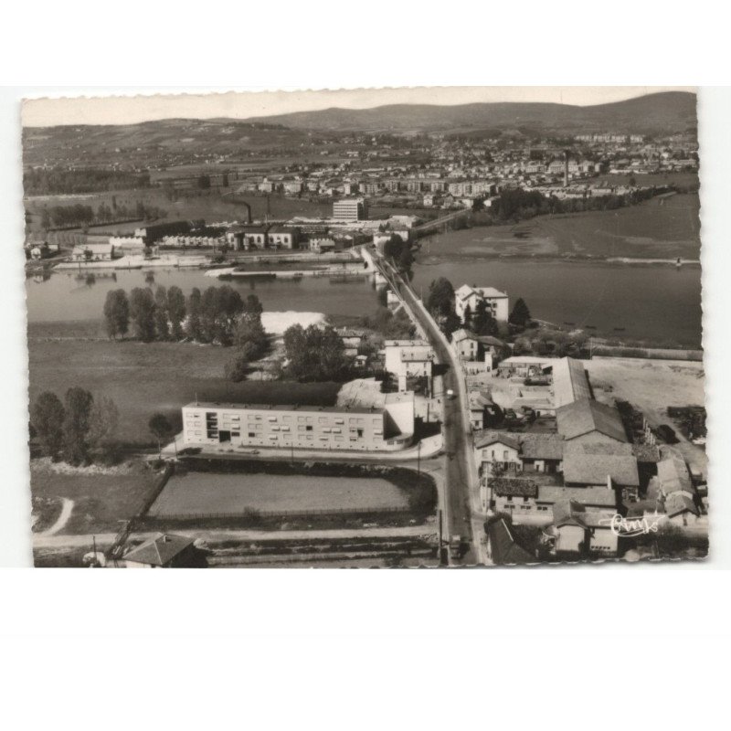 JASSANS: vue générale vue aérienne 10x15 - très bon état