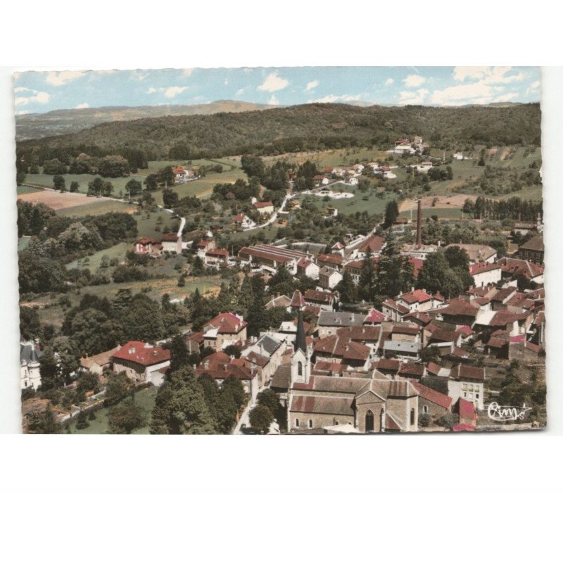 JUJURIEUX: vue générale vue aérienne 10x15 - très bon état